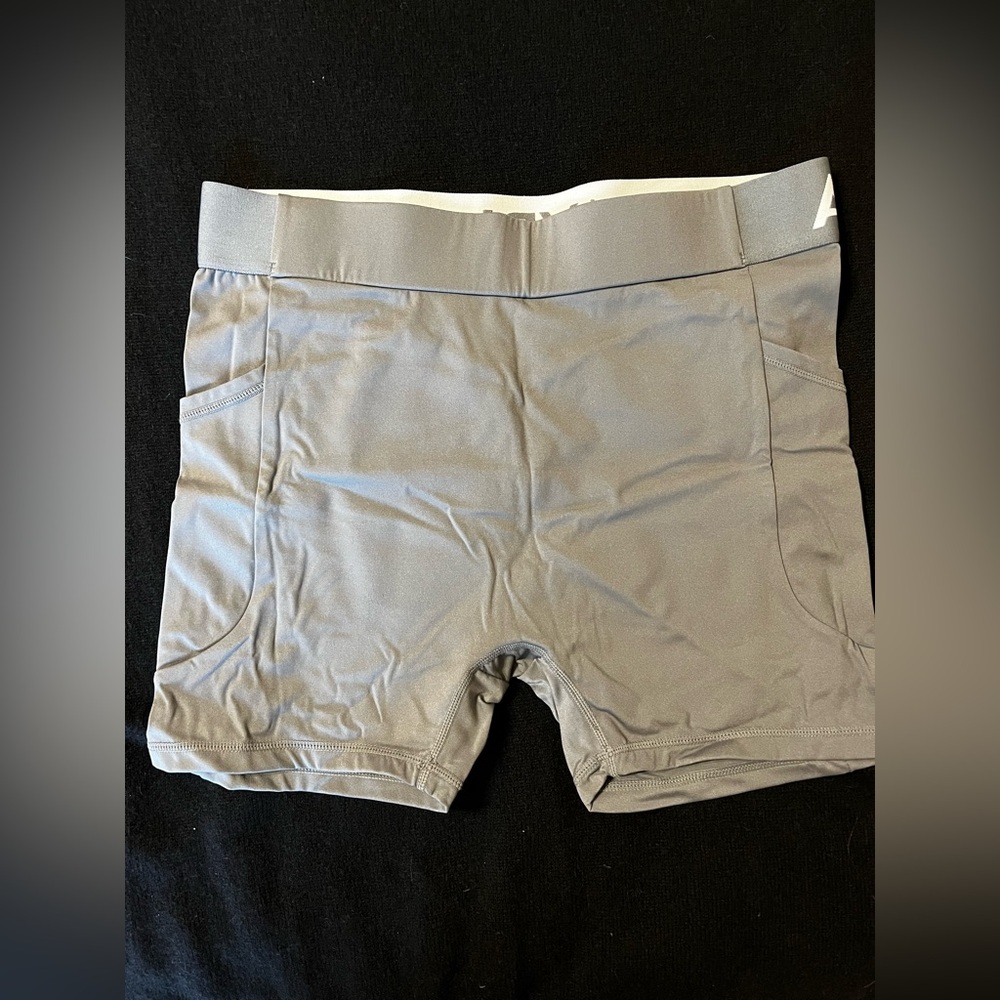 AYBL grey workout shorts